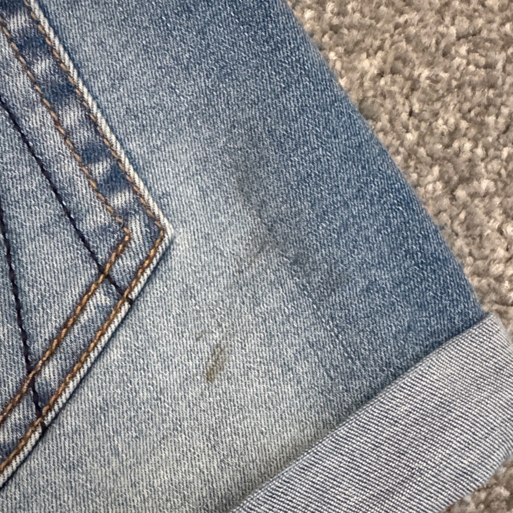Kendall & Kylie Distressed Blue Jean Shorts - Picture 5 of 5